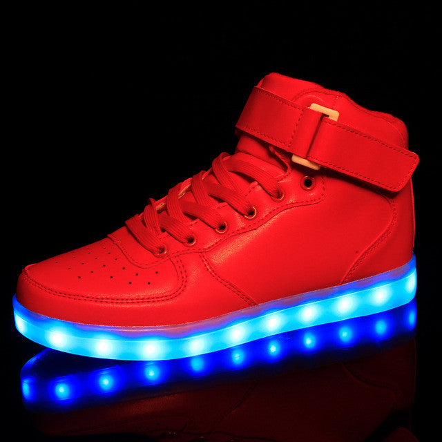 Golden / Silver LED Sneakers - Shoes - SweetShop