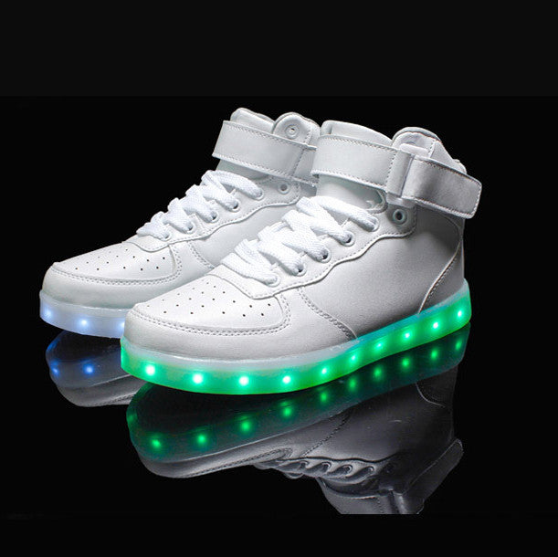 Golden / Silver LED Sneakers - Shoes - SweetShop