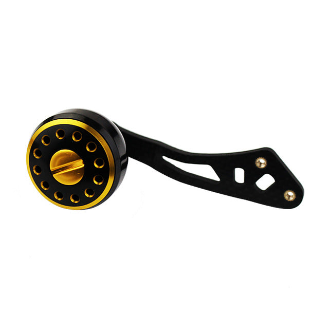 EKFan Fishing Reel Handle With 7*4mm & 8*5mm Hole Carbon Fiber Handle+ Metal Knob For Baitcasting Fishing Reel - SweetShop